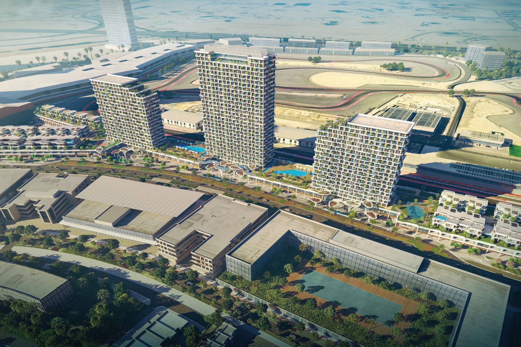 Race Track View | Q4 2027 | Modern 1 BHK - Exclusive Links
