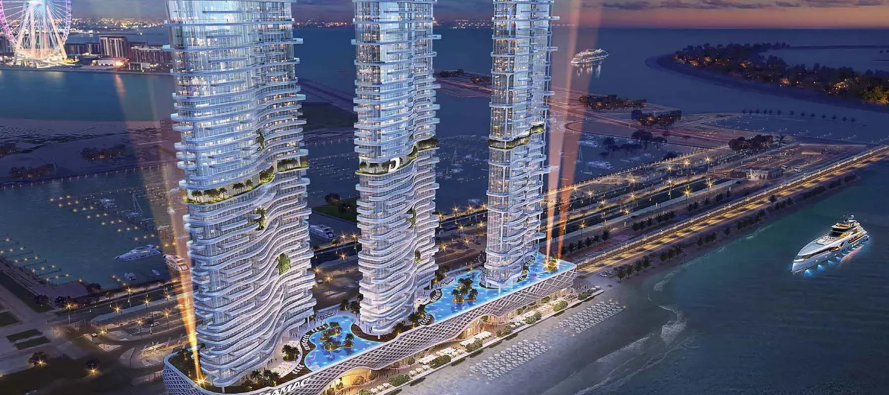 Tower C, Damac Bay, Dubai Harbour, Dubai - Exclusive Links